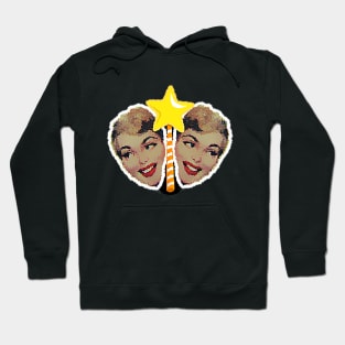 Smiling fairy godmother with yellow star Hoodie